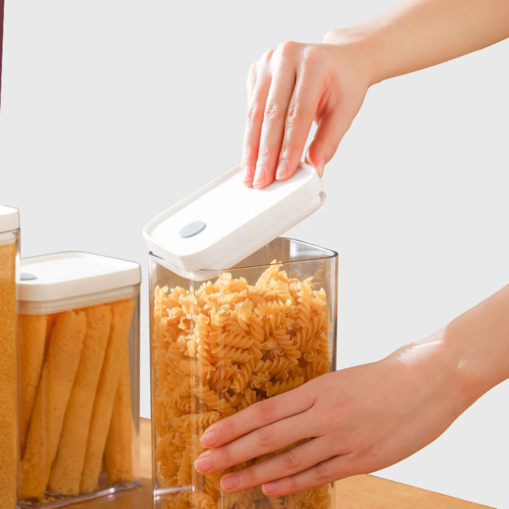 FaSoLa Rectangular Airtight Container White 700ml - Image 3