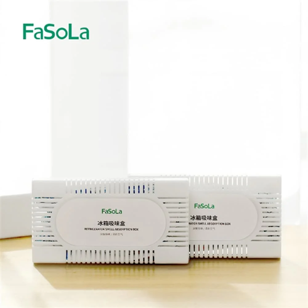 FaSoLa Refrigerator Deodorizer Box - White, 12.7*6.8*3.1cm, 60g - Image 2