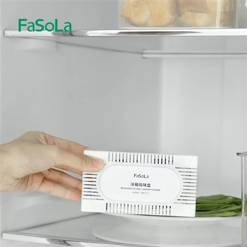 FaSoLa Refrigerator Deodorizer Box - White, 12.7*6.8*3.1cm, 60g - Image 4