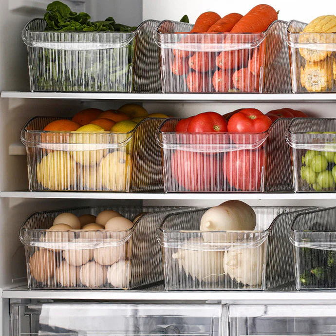 FaSoLa Refrigerator Storage Box - Small, Transparent - Image 4
