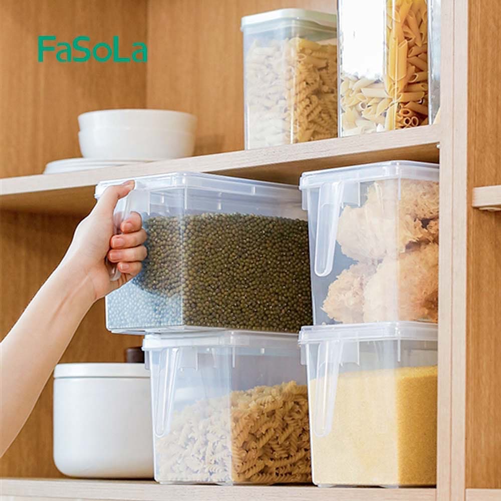 FaSoLa Refrigerator Storage Box with Lid - 4.7L - Image 2