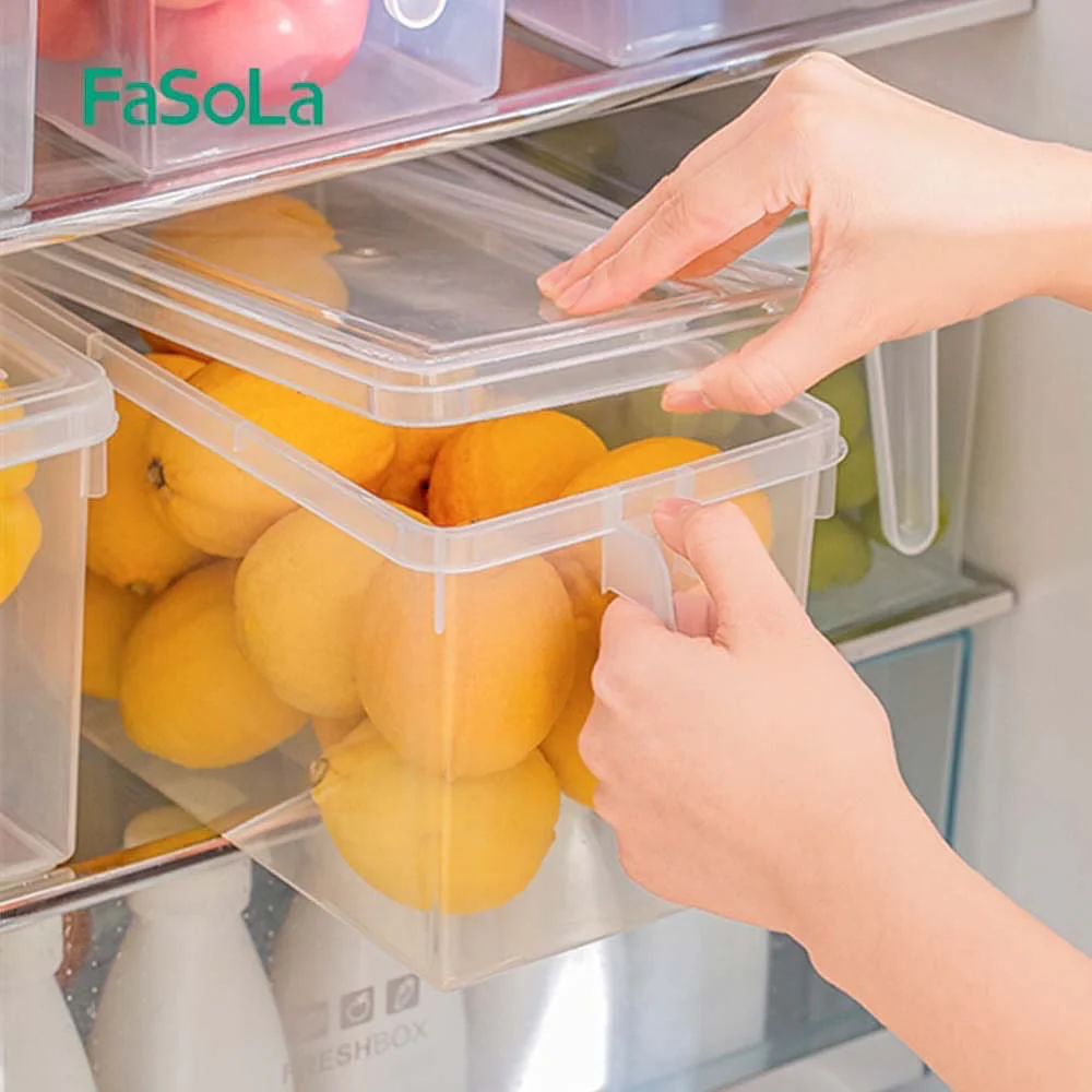 FaSoLa Refrigerator Storage Box with Lid - 4.7L - Image 3