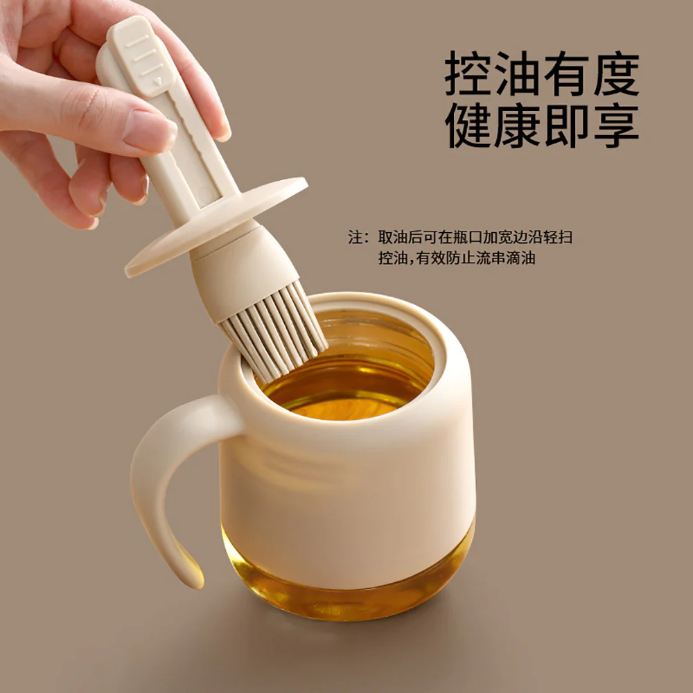 FaSoLa Retractable Oil Brush Container - Beige - Image 4
