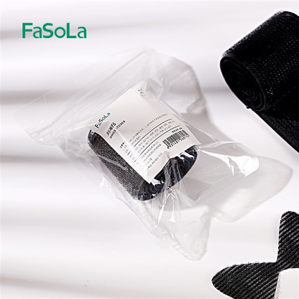 FaSoLa Rollable Bangs Sticker - Black, 6*100cm - Image 4
