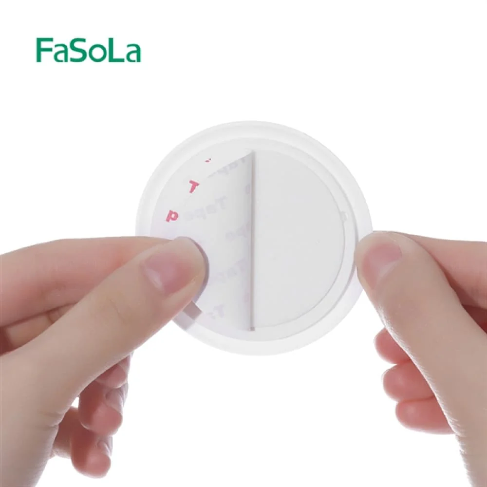 FaSoLa Round Anti-Collision Silent Pads - White, 6cm Diameter, Pack of 4 - Image 3