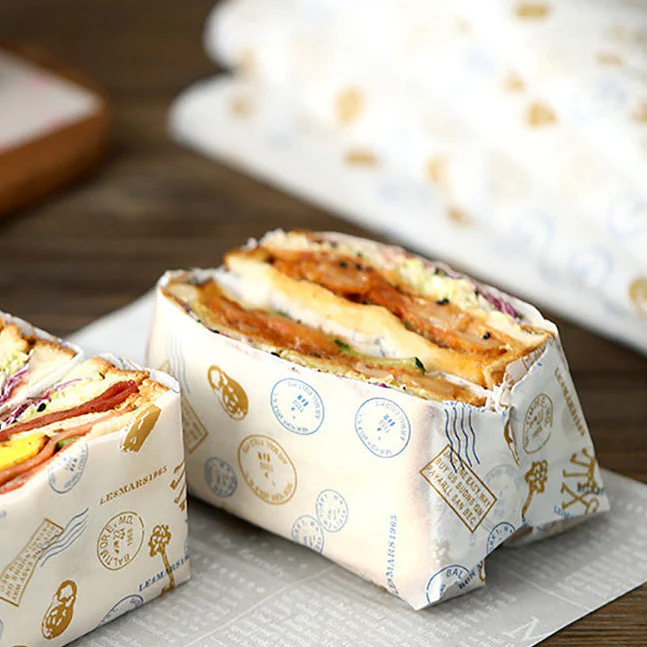 FaSoLa Sandwich Wrapping Paper - Sweet Memories Design, 21.8x25cm, 50 Sheets X3 - Image 3