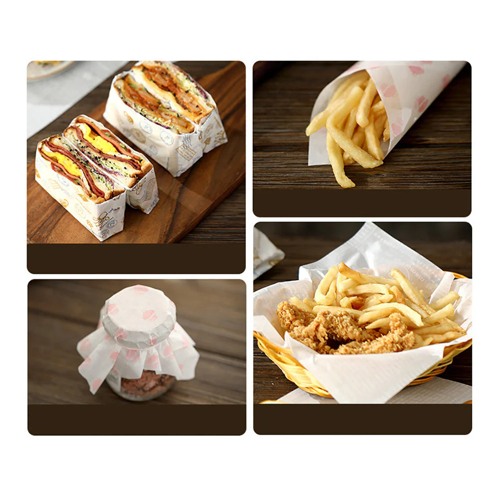 FaSoLa Sandwich Wrapping Paper - Sweet Memories Design, 21.8x25cm, 50 Sheets X3 - Image 4