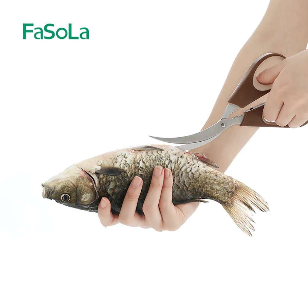 FaSoLa Seafood Scissors - Brown - Image 4