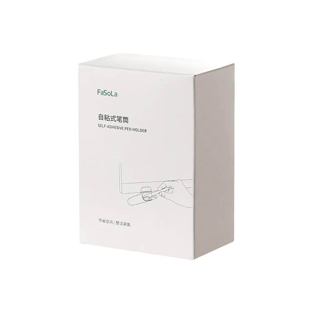 Fasola Self-Adhesive Pen Holder - Translucent - Image 4