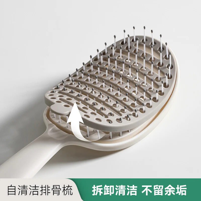 FaSoLa Self-Cleaning Detangling Brush - White