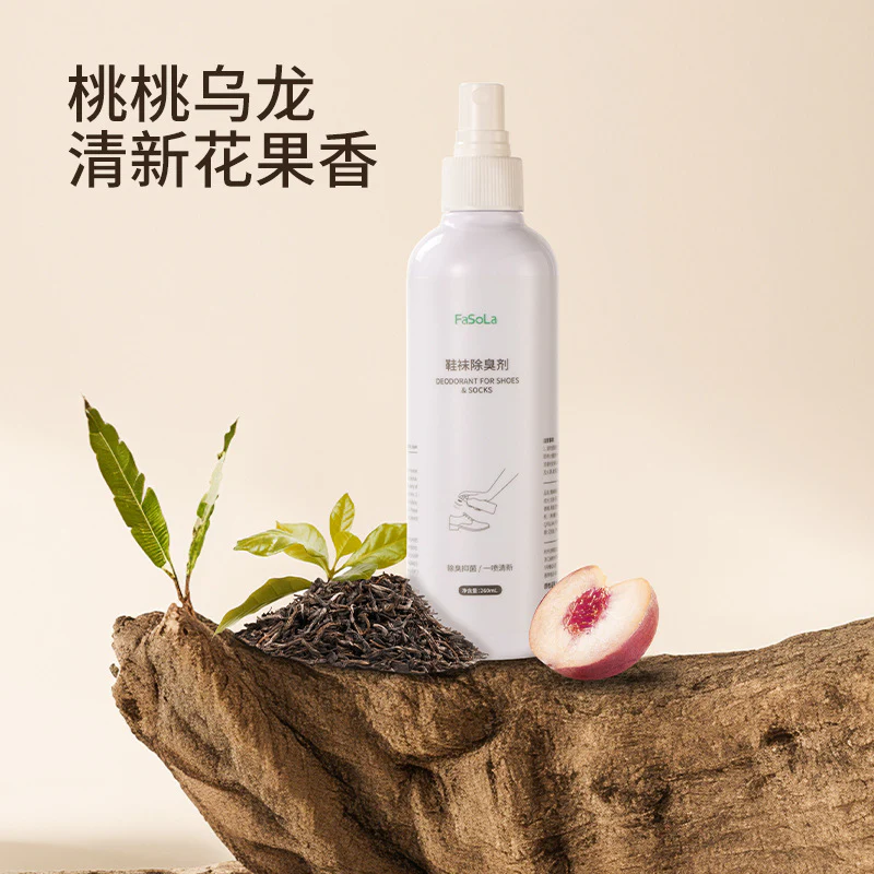 FaSoLa Shoe and Sock Deodorizer 260ml - Oolong Peach - Image 4