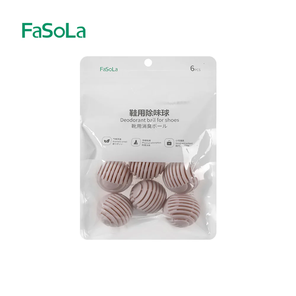 FaSoLa Shoe Deodorant Balls - Sakura White Peach Scent, Pink, 6 Pieces - Image 5