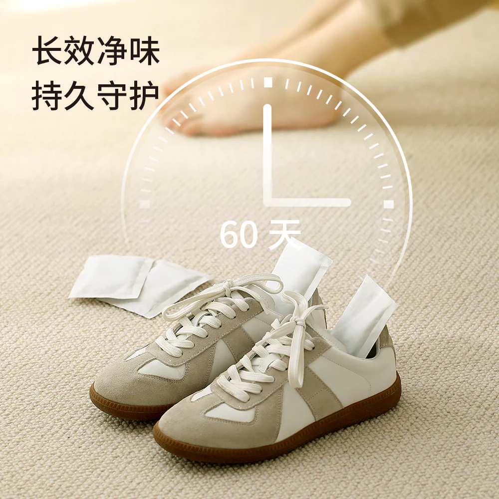 Fasola Shoe Deodorizer Bags - White, 6 Packs - Image 3