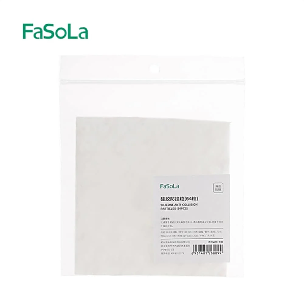 FaSoLa Silicone Anti-Collision Pads - 100 Pieces, 8*2.5mm - Image 4