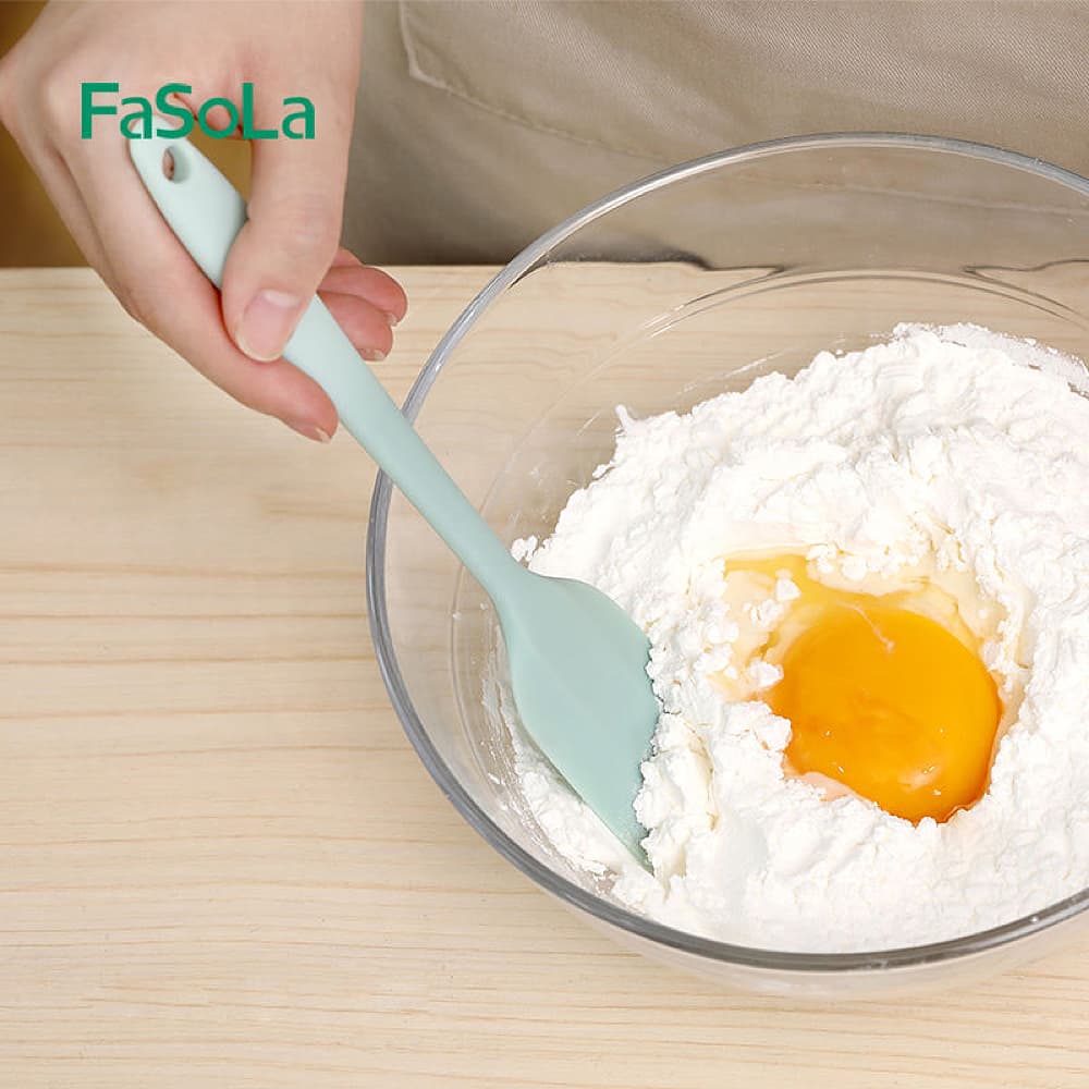 FaSoLa Silicone Brush and Spatula Set - Olive Green - Image 6
