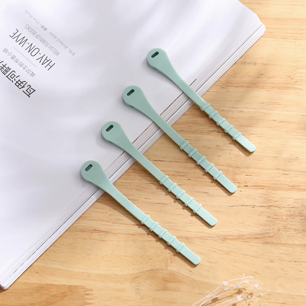 FaSoLa Silicone Cable Ties Olive Green - Pack of 10 - Image 5