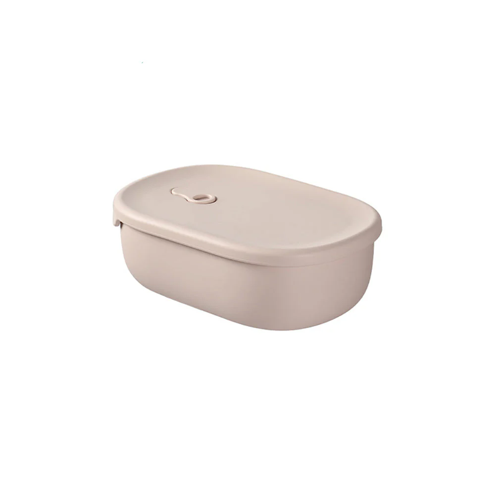 Fasola Silicone Divided Lunch Box - Pink - Image 2