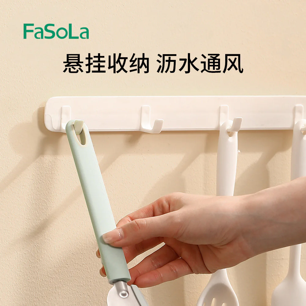FaSoLa Silicone Fish Spatula - Green - Image 3