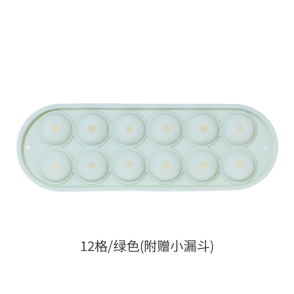 FaSoLa Silicone Ice Ball Mold - 12 Grids, Green - Image 4