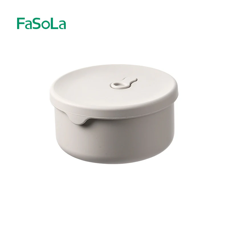 FaSoLa Silicone Lunch Box - Grey, 700ml - Image 2