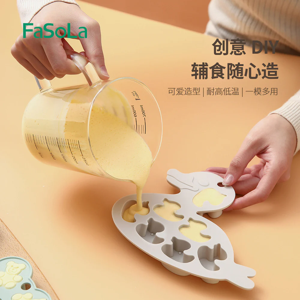 FaSoLa Silicone Mold - Duck Shape, Gray, 18.7*14.9cm - Image 2