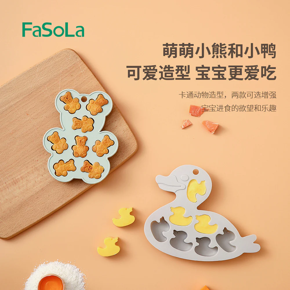 FaSoLa Silicone Mold - Duck Shape, Gray, 18.7*14.9cm - Image 3