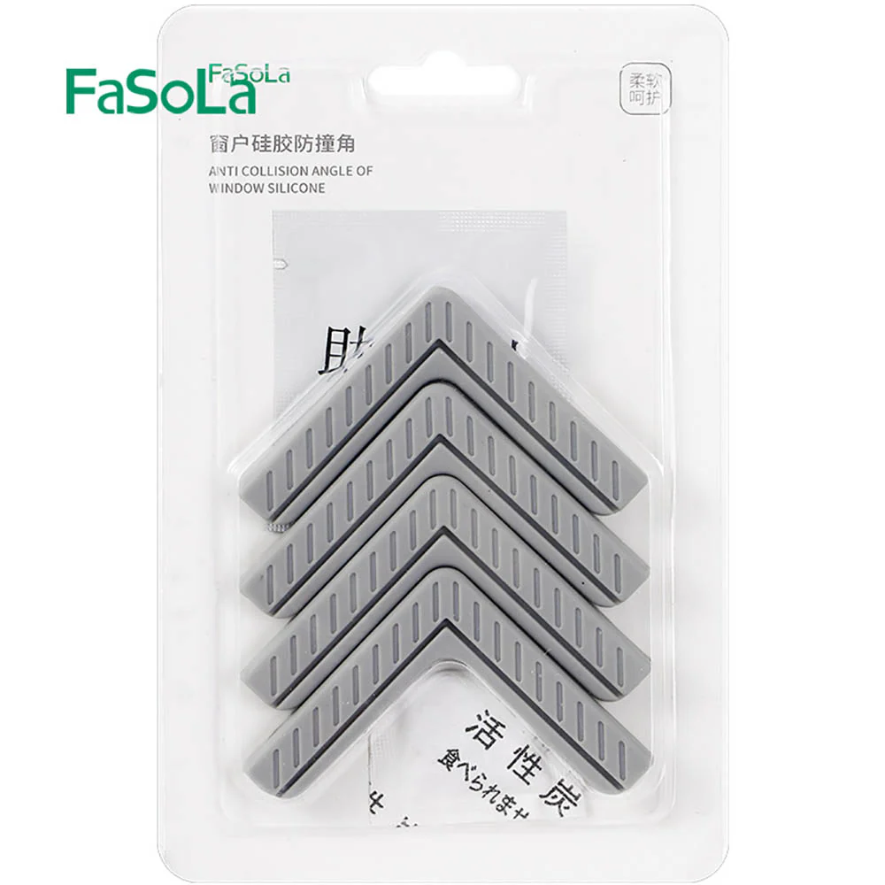 FaSoLa Silicone Window Corner Guards - Grey - Image 4