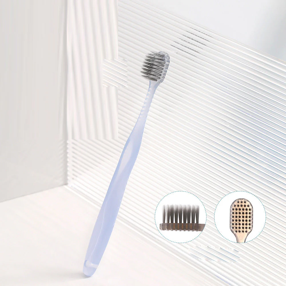 FaSoLa Silver Ion Toothbrush - 3 Pack, Mixed Colors - Image 2