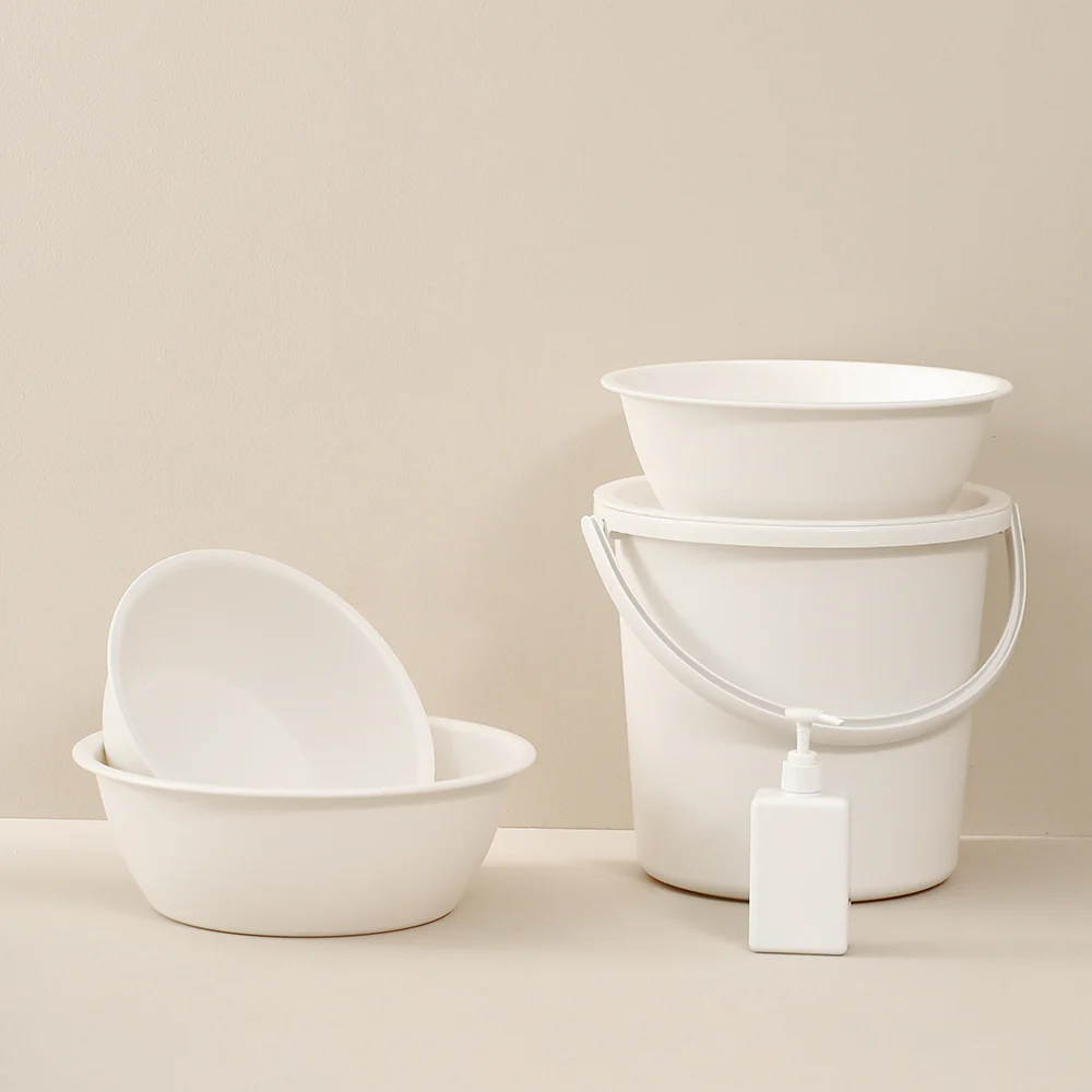 FaSoLa Simple Household Basin - Beige, Medium, 30x10.5cm - Image 4