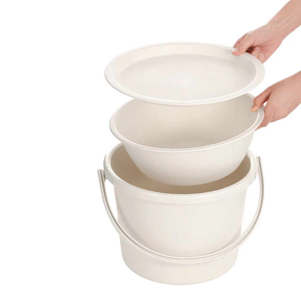 FaSoLa Simple Household Basin - Large, Off-White - Image 2
