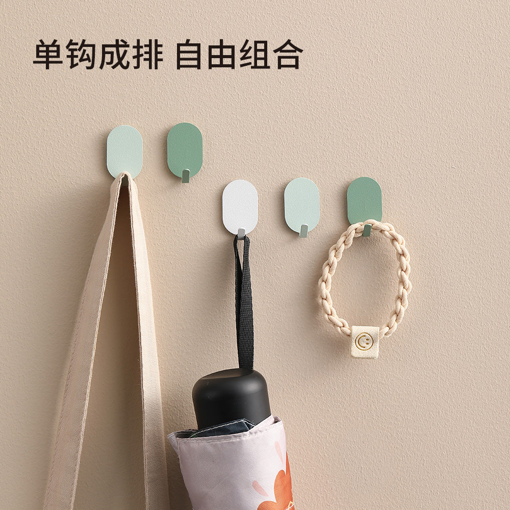 Fasola Simple Iron Hooks - Mixed Colors, 8 Pieces, 500g Capacity - Image 3