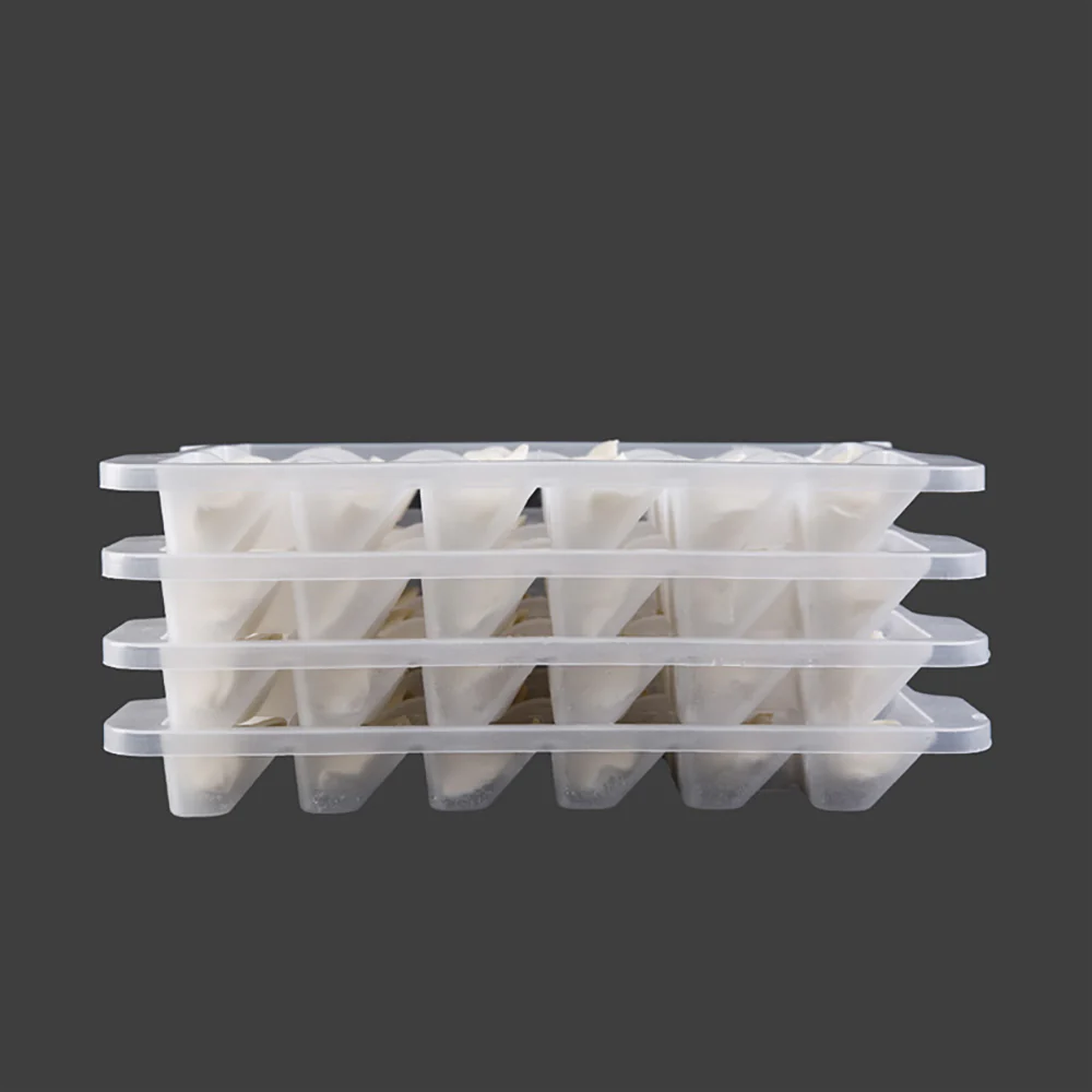 FaSoLa Single Layer Dumpling Storage Box - Transparent - Image 2