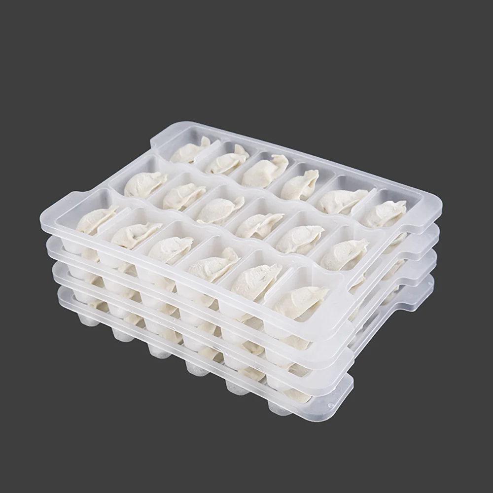 FaSoLa Single Layer Dumpling Storage Box - Transparent - Image 3