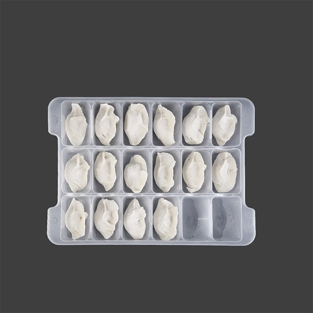 FaSoLa Single Layer Dumpling Storage Box - Transparent - Image 5
