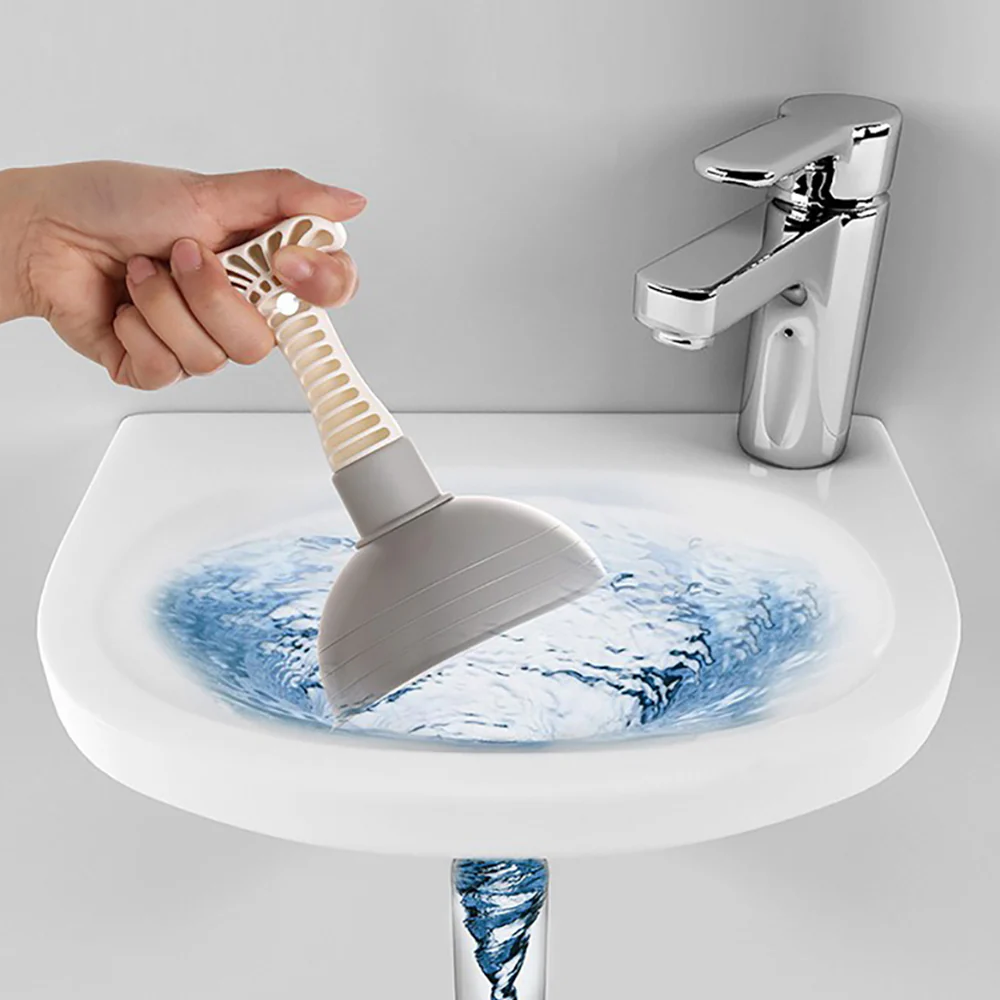 FaSoLa Sink Plunger - Grey, 12.5*12.5*17cm - Image 5