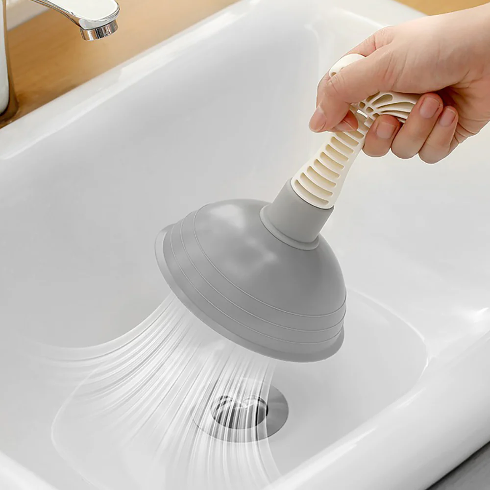 FaSoLa Sink Plunger - Grey, 12.5*12.5*17cm - Image 6