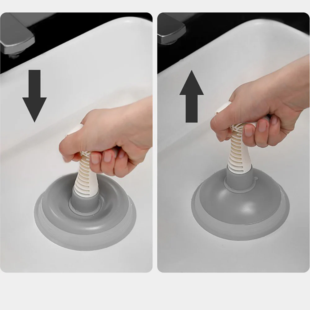 FaSoLa Sink Plunger - Grey, 12.5*12.5*17cm - Image 8