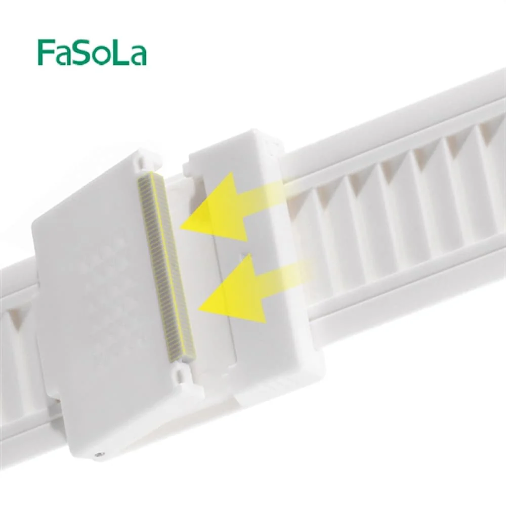 FaSoLa Sliding Door and Window Lock - White, 18*5.6cm - Image 3
