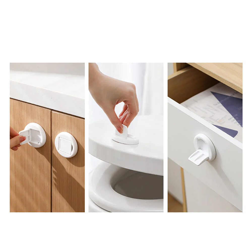 FaSoLa Sliding Door and Window Locks - White, 2 Pieces - Image 3