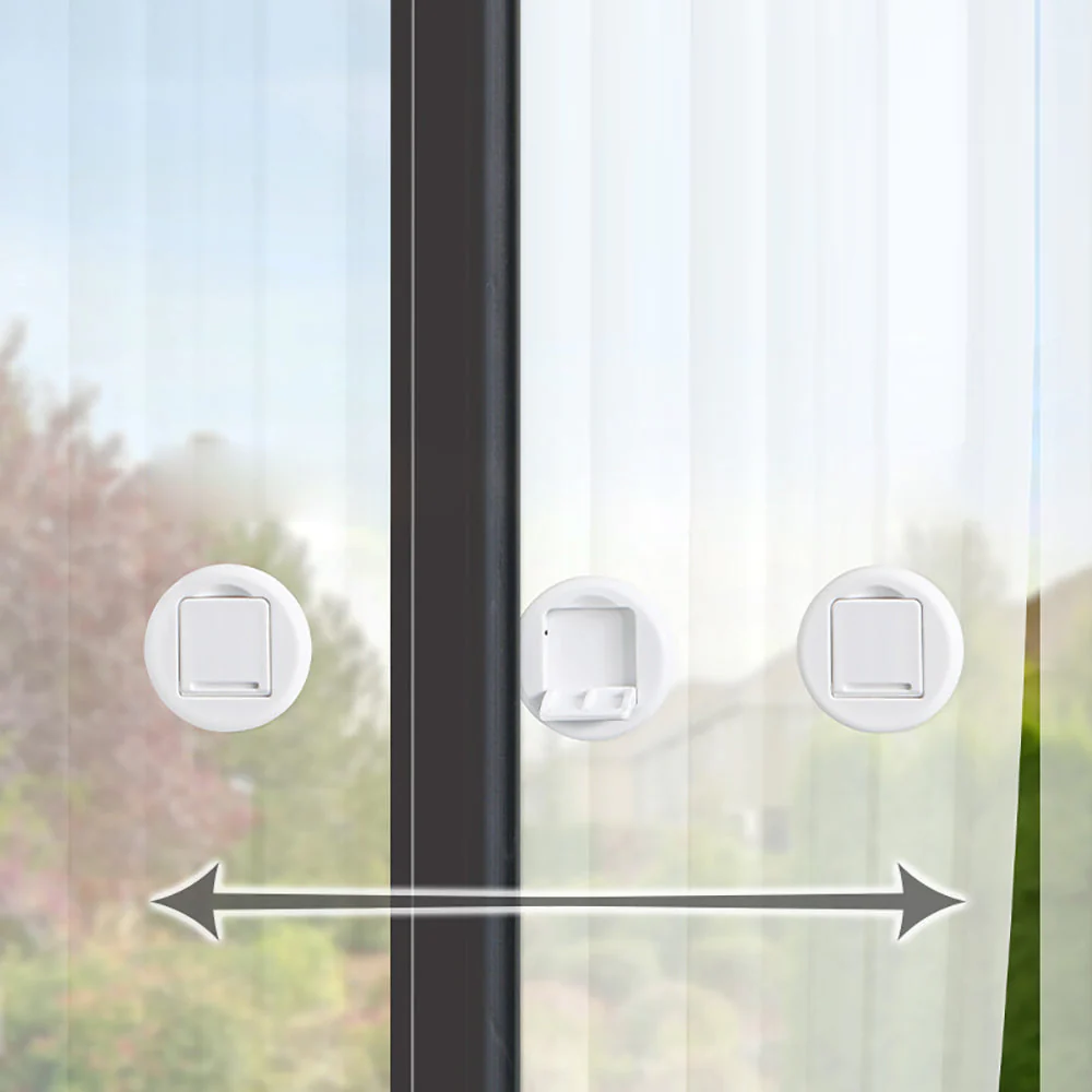FaSoLa Sliding Door and Window Locks - White, 2 Pieces - Image 5