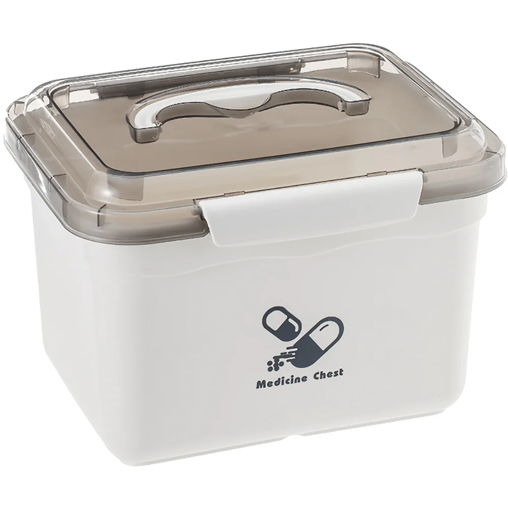 FaSoLa Small Household Medicine Box - Gray - Image 5