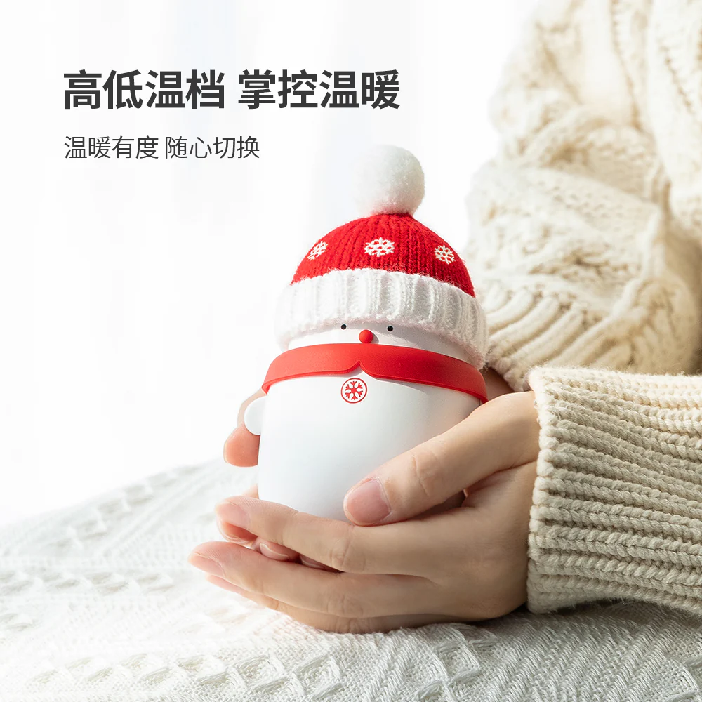 Fasola Snowman Hand Warmer & Power Bank - Red - Image 3