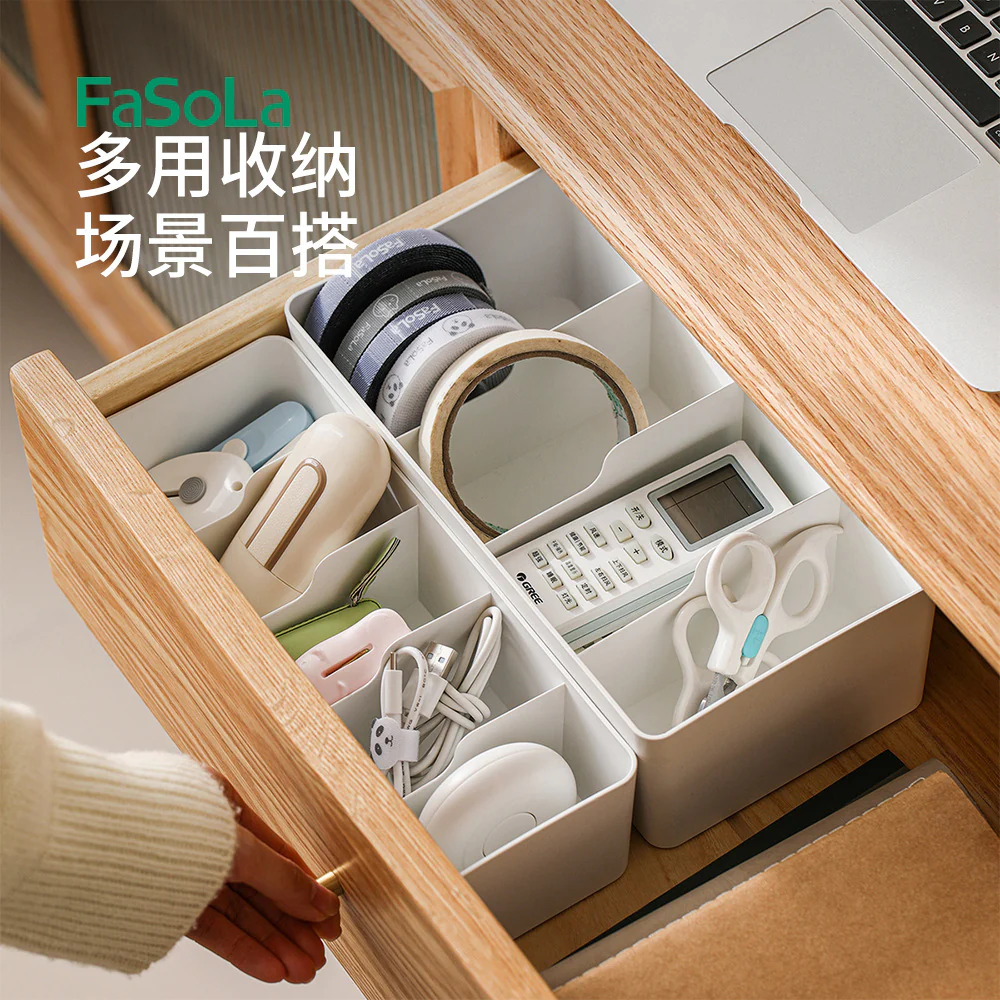 FaSoLa Sock Organizer Box - White - Image 3