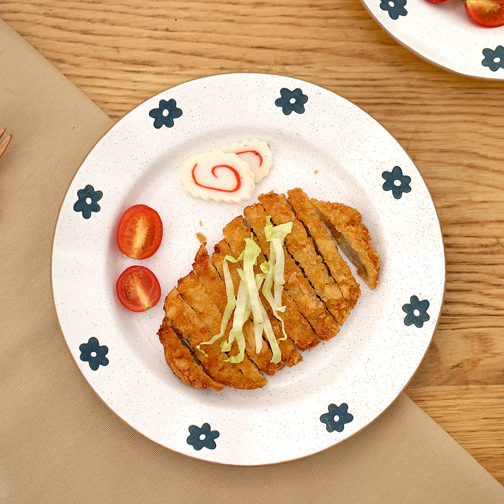 FaSoLa Spring View Series 9-Inch Ceramic Shallow Dish