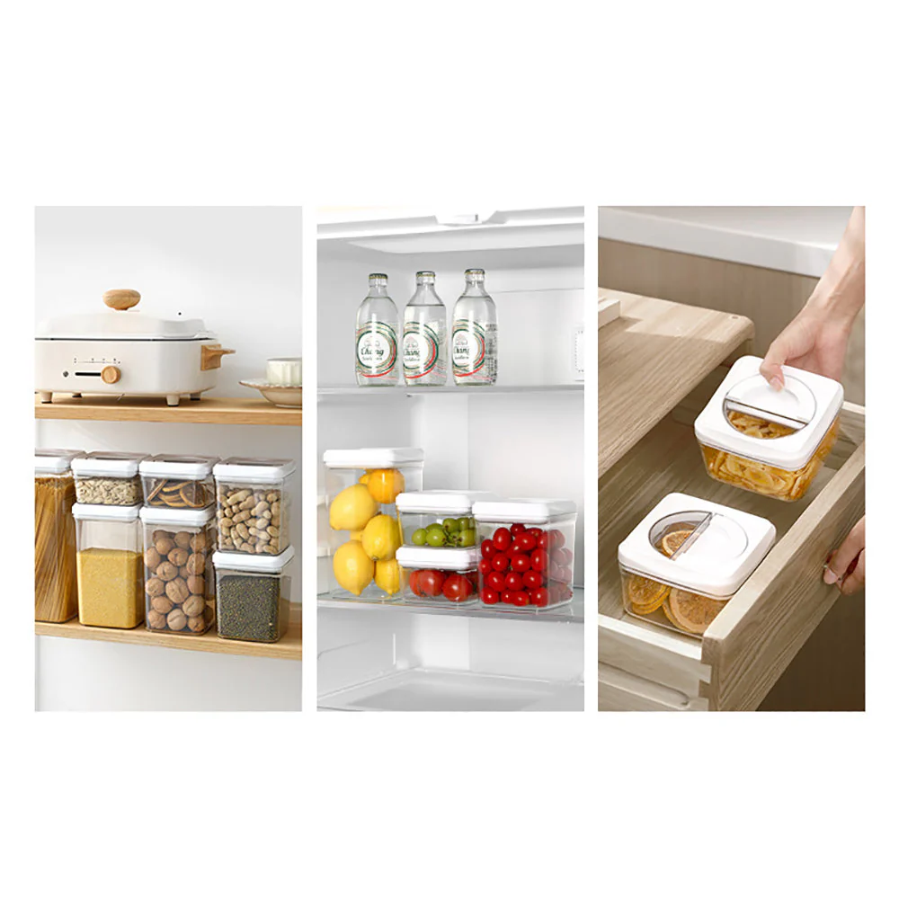 FaSoLa Square Airtight Container White 1.3L - Image 2