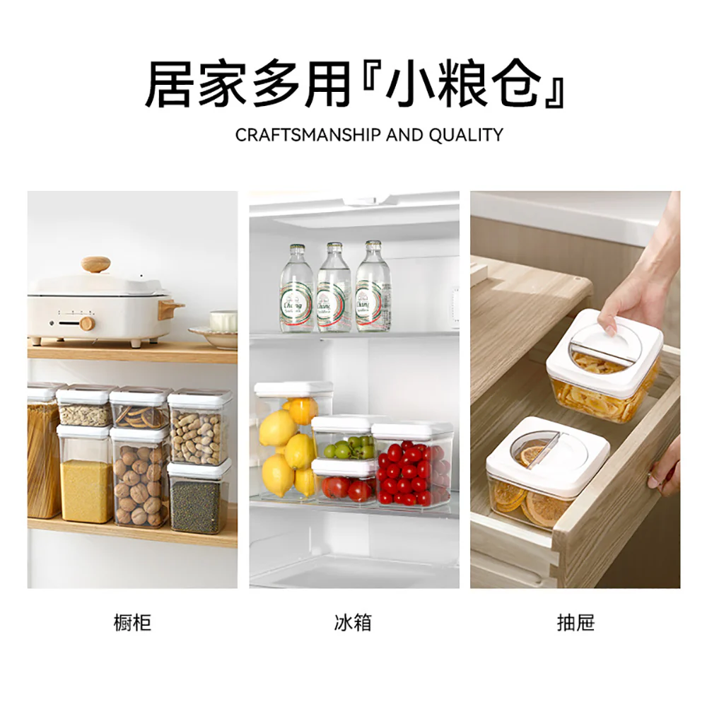 FaSoLa Square Airtight Container - White, 3L - Image 3