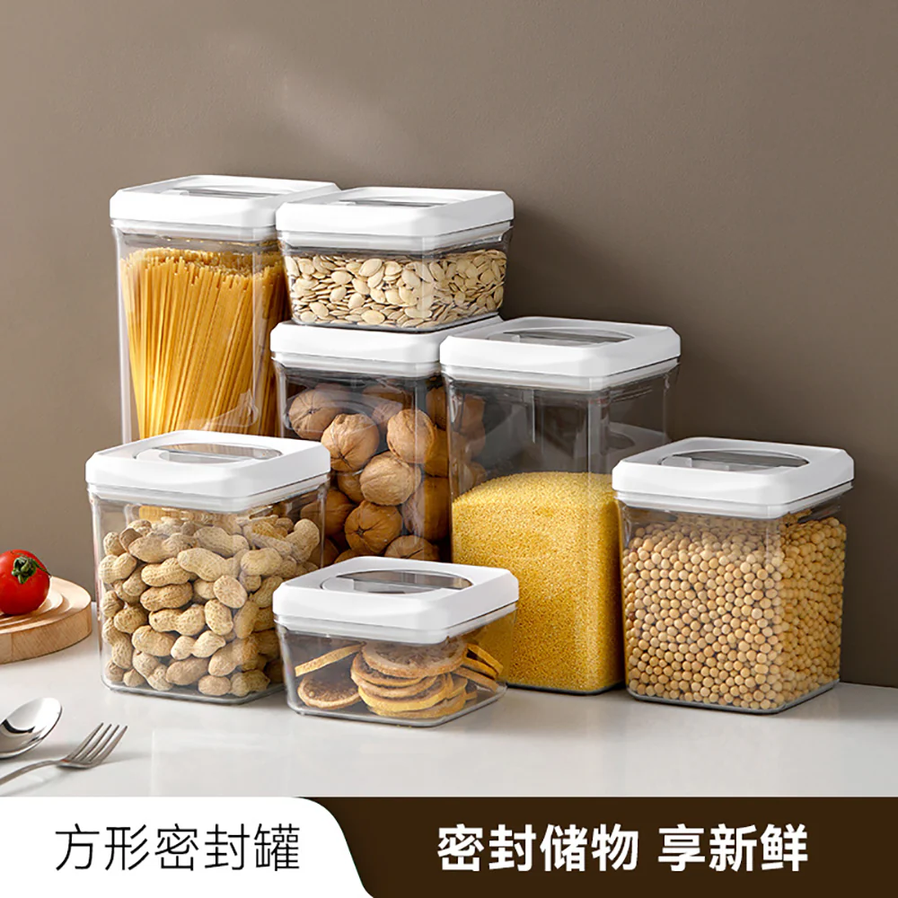 FaSoLa Square Airtight Container White - 500ml