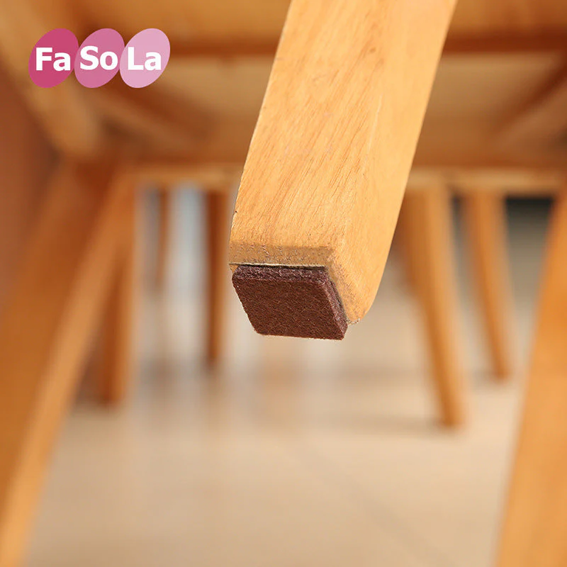 FaSoLa Square Felt Table Leg Pads - Small, 16 Pieces, 2.7*0.5cm X3 - Image 3