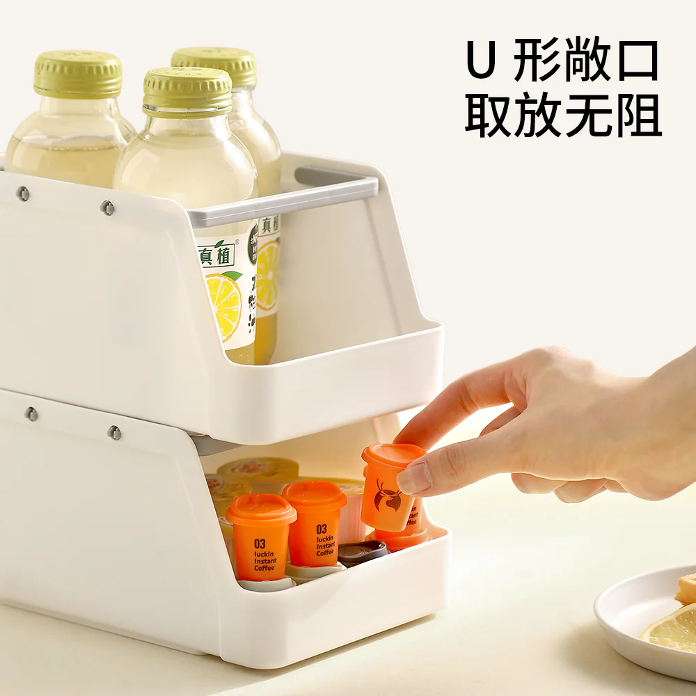 FaSoLa Stackable Storage Box - White - Image 3
