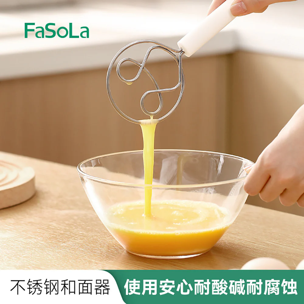 FaSoLa Stainless Steel Dough Mixer - White - Image 2